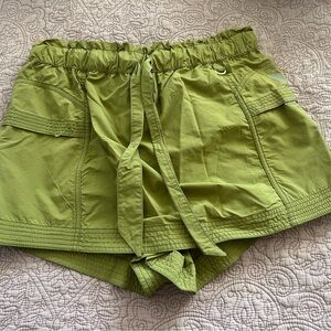 Olive Green Women's Shorts